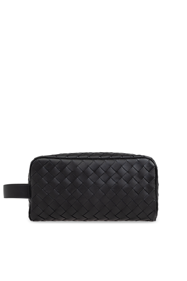 SchaferandweinerShops Nigeria Black Toiletry bag Intrecciato Bottega Veneta wool scarf bottega veneta scarf